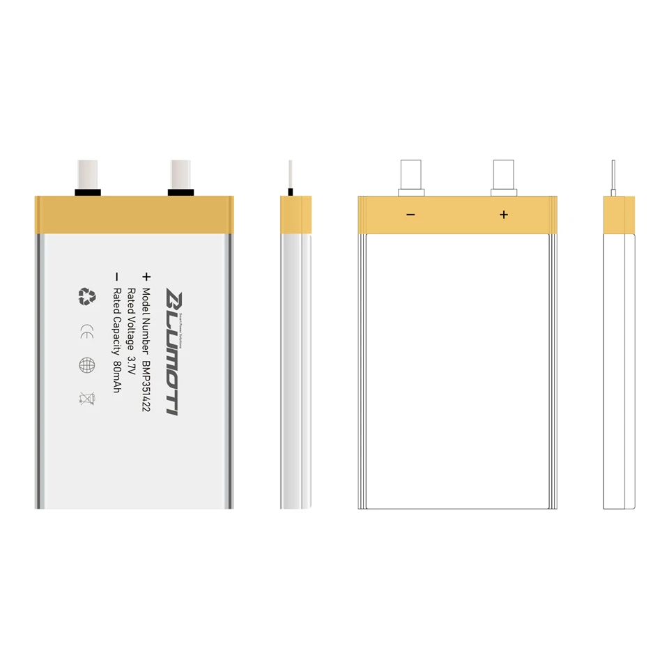 BMP351422-80mAh-3.7V